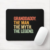 Opa Mann Mythos Legende Retro-Design Mousepad (Mit Mouse)