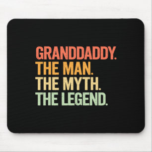 Opa Mann Mythos Legende Retro-Design Mousepad