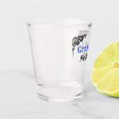 Opa-Medizin lustige niedliche Medizin Schnapsglas (Links)