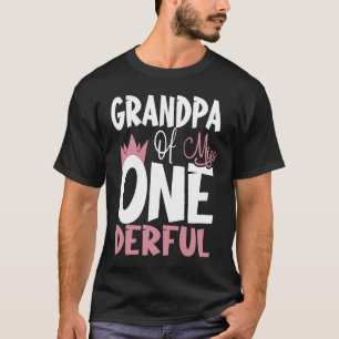Opa Miss One Derful 1. Geburtstag Party Matchin T-Shirt