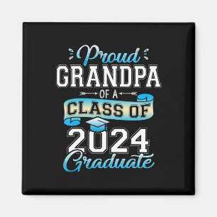 Opa mit einer Cl von 2024 Graduate Funny Senior 20 Magnet