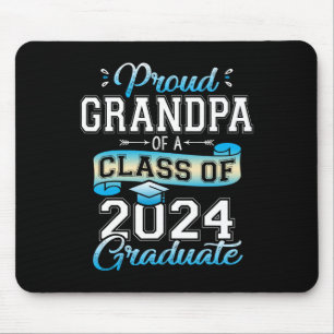 Opa mit einer Cl von 2024 Graduate Funny Senior 20 Mousepad