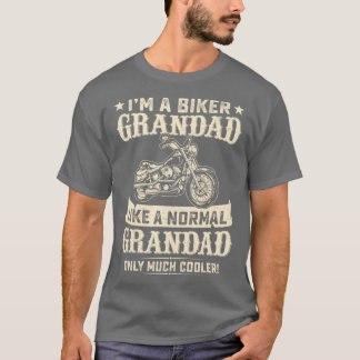 Opa mit Motorrad viel cooler als der beste Opa all T-Shirt