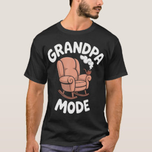 Opa-Modus Schaukelstuhl-Pfeife T-Shirt