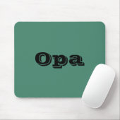 "Opa" Mousepad (Mit Mouse)