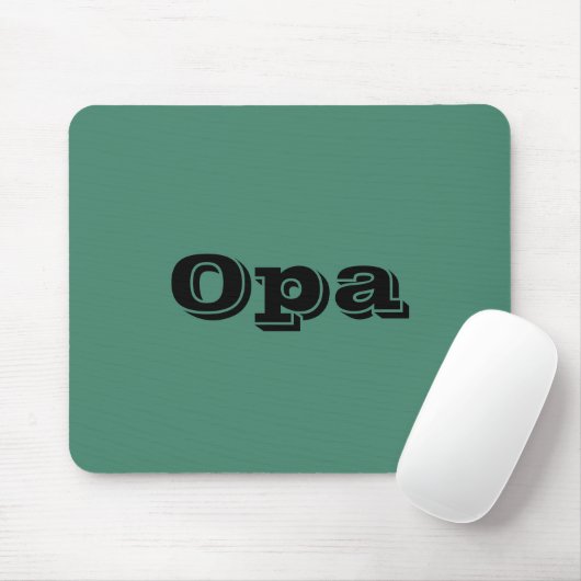 "Opa" Mousepad (Mit Mouse)