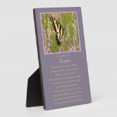 Opa oder Opa-Gedenkstätte Fotoplatte (Seite)