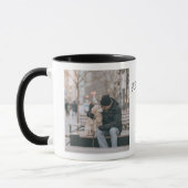 Opa oder Papa und Hund beste Freunde 2 Foto Tasse (Links)