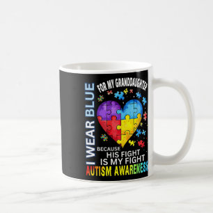 Opa Oma Ich Trage Blau Für Meine Enkelin A Kaffeetasse
