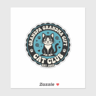 Opa Oma Katze Geschenk Haustierliebhaber Shirt Kun Aufkleber