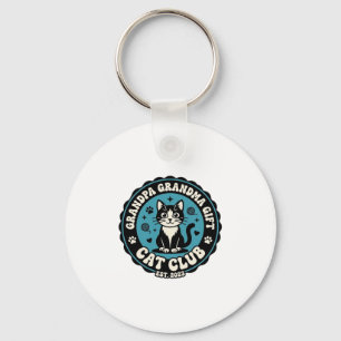 Opa Oma Katze Geschenk Haustierliebhaber Shirt Kun Schlüsselanhänger