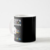 Opa Opa Bester Freund für Autismus Kaffeetasse (Vorderseite Links)