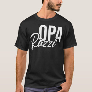 Opa Opi Fotograf Oparazzi Kamera Fotografieren T-Shirt