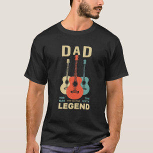 Opa Papa Gitarrist , Vater Man Myth The Guitar L T-Shirt