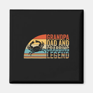 Opa Papa und Krabbenfang-Legende Magnet