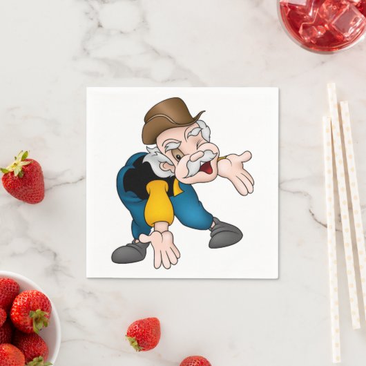 Opa Paper Napkins Serviette (Beispiel)