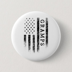 Opa Patriotisch Amerikanische USA-Flagge Vatertag  Button