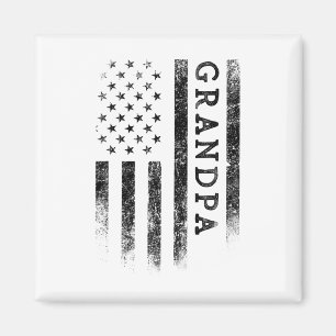 Opa Patriotischer Amerikaner USA-Flagge Vatertag G Magnet