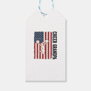 Opa patriotisches Vintage-Flag-Shirt-Design jubeln Geschenkanhänger