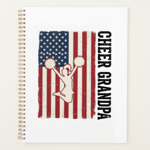 Opa patriotisches Vintage-Flag-Shirt-Design jubeln Planer