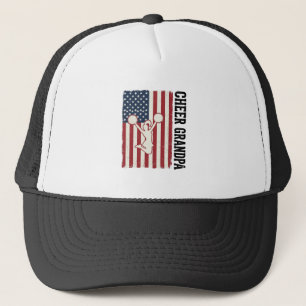 Opa patriotisches Vintage-Flag-Shirt-Design_ Truckerkappe
