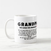 Opa Personalisiertes Foto Geschenk von Kindern Kaffeetasse (Links)