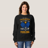 Opa Pickle Ball Player Men Renten Pickleba Sweatshirt (Vorne ganz)
