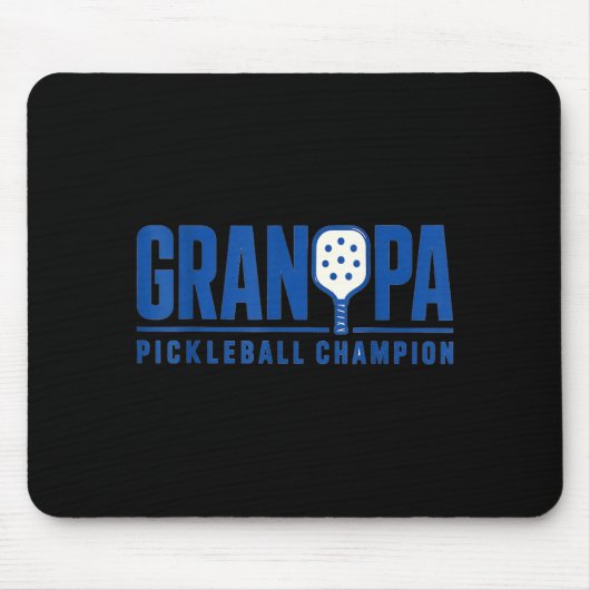 Opa Pickleball Sport Stil Paddle Spieler Mousepad (Vorne)