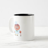 Opa Pomodoro Zweifarbige Tasse (Vorderseite Links)