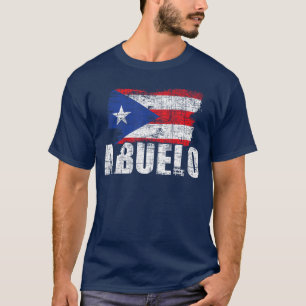 Opa Puerto Rico Flag Großvater Großpapa Vater T-Shirt