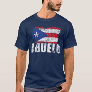 Opa Puerto Rico Flag Großvater Großpapa Vater T-Shirt