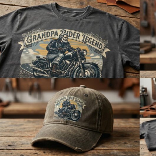 Opa-Reiter-Legende-Trenddesign T-Shirt