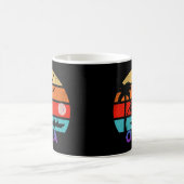 Opa Retro Sunset Ocean Großvater Kaffeetasse (Mittel)