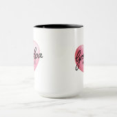 Opa Reveal Gründungsdatum Herz Tasse (Zentrum)