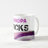 *~* Opa Rocks Lapidary Agate Stone Kaffeetasse (VorderseiteRechts)