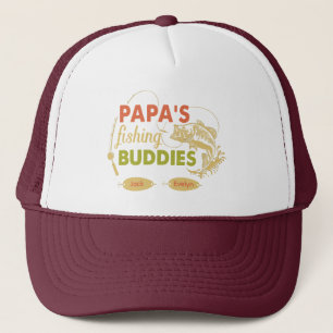 Opa’s Angelreiter personalisierter Name der Enkelk Truckerkappe