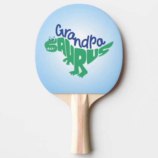 Opa Saurus Graph Tischtennis Schläger (Vorderseite)