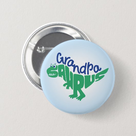 Opa Saurus Graphic Button (Vorne & Hinten)