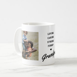 Opa-Schriftzug Foto Vatertag Kaffeetasse
