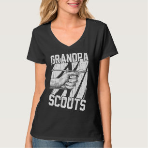 Opa Scouts Archer Arrows Bow Archery Grandda T-Shirt
