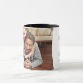 Opa Script Heart Dankbar für jeden Moment Foto Tasse (Zentrum)