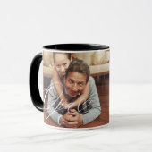 Opa Script Heart Dankbar für jeden Moment Foto Tasse (Vorderseite Links)