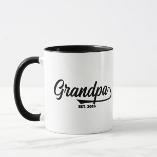 Opa seit Jahr Typography gegründet Tasse
