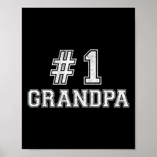 Opa-Shirt für Männer Poster (Vorne)