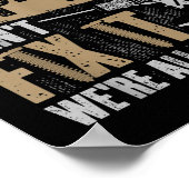 Opa-Shirt, wenn Pop-Pop kann es nicht reparieren,  Poster (Ecke)