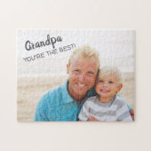 Opa Sie sind das beste Großvater-Großkind-Foto Puzzle (Horizontal)
