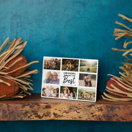 Opa Sie sind die beste moderne FotoCollage Fotoplatte (Seite)