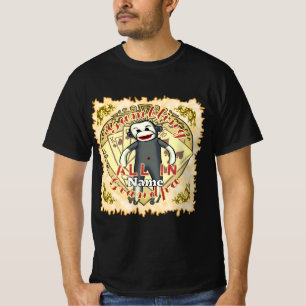 Opa-Socken-Affe Poker T-Shirt