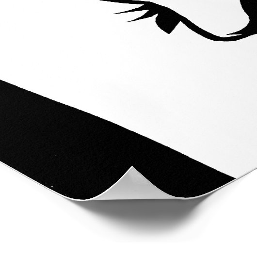 Opa-Spinne Poster (Ecke)