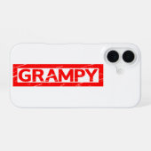 Opa Stempel iPhone 16 Hülle (Rückseite (Horizontal))